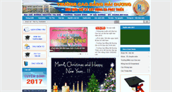 Desktop Screenshot of caodanghaiduong.edu.vn